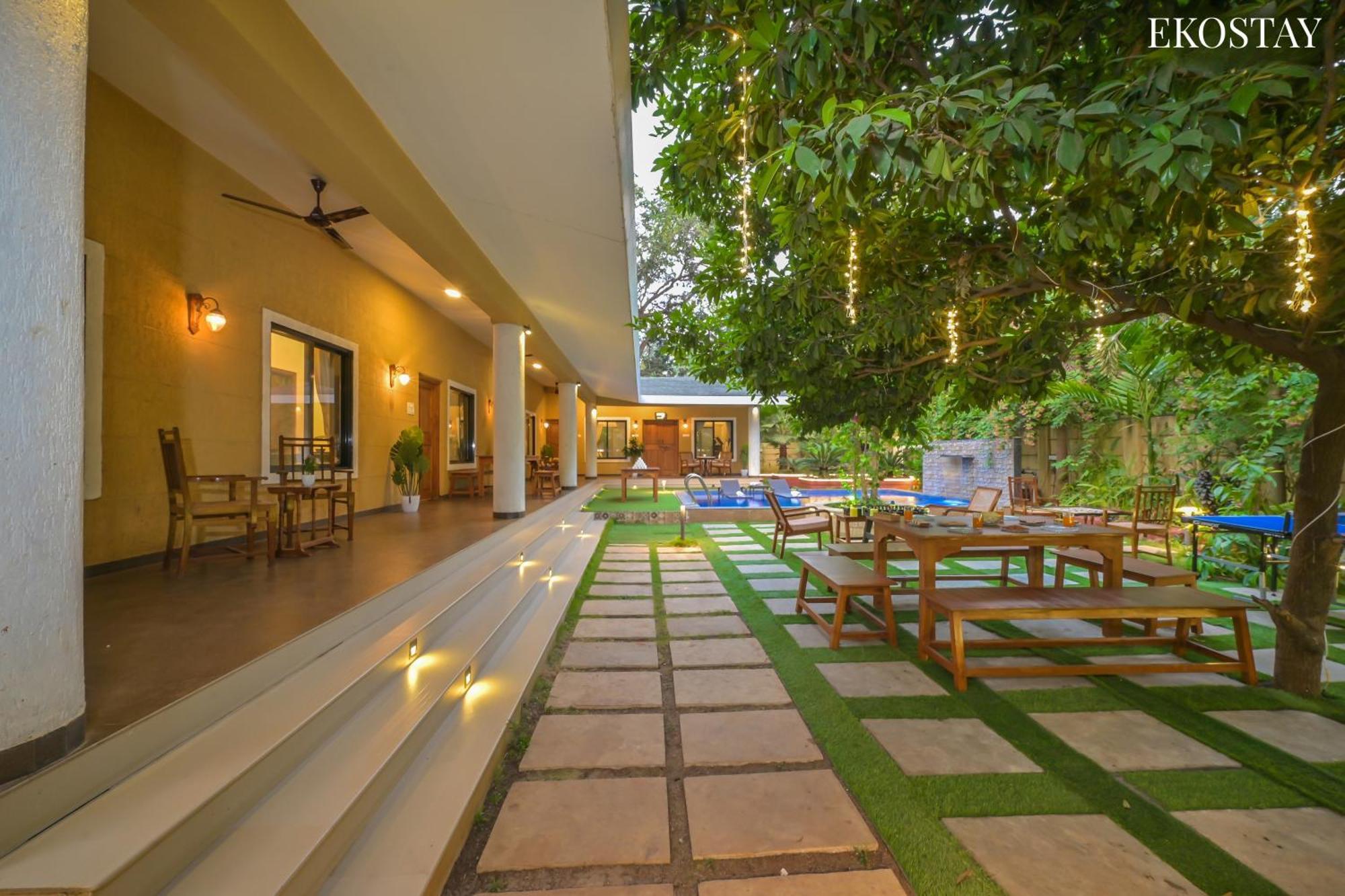 Eko Stay Gold- Casa Zul Villa Alibag Exterior photo